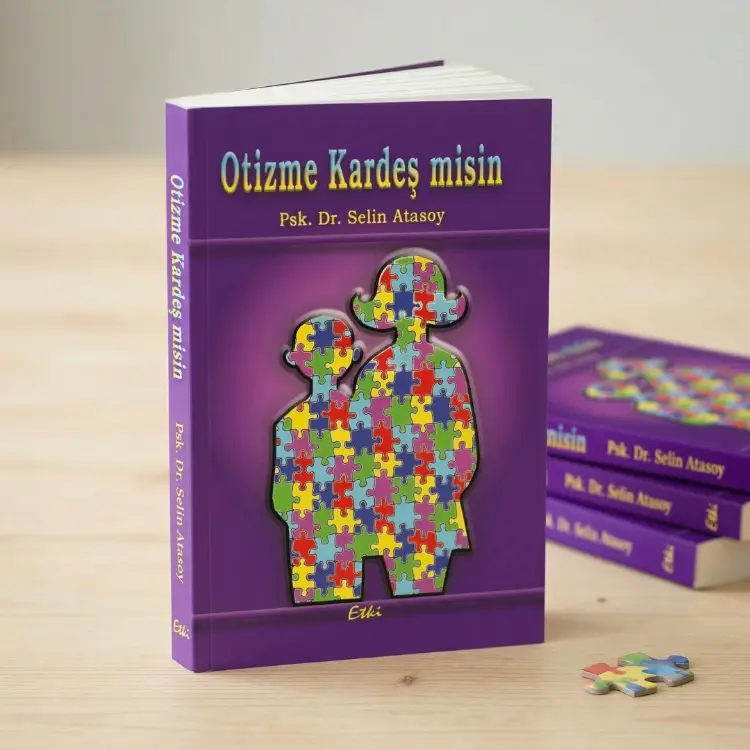 Otizme Kardeş misin kitabının perspektifli kapak görseli